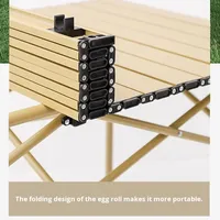 Table pliante portable légère de couleur personnalisée moderne pour le camping en plein air chambre à coucher petite Table pliante pour la cuisine