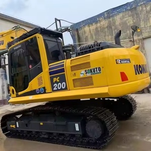 รถขุดไฮดรอลิกมือสอง Komatsu PC200 ราคาถูก ขายรถขุดมือสองขนาด 20 ตัน อุปกรณ์หนักมือสอง ขายดี - Product Image 2
