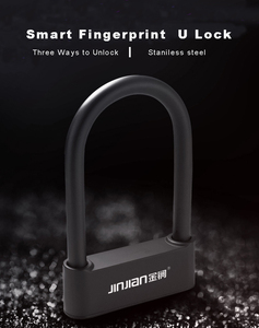 JINJIAN - <span class=keywords><strong>Antivol</strong></span> haute sécurité - Verrou intelligent <span class=keywords><strong>en</strong></span> acier IP67 étanche - Verrouillage par empreintes digitales pour moto, vélo, <span class=keywords><strong>scooter</strong></span> - Product Image 2