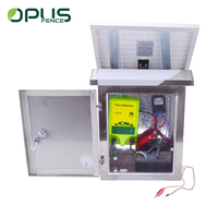 Elektrische afrastering 12 Volt 2 J Solar afrasteringslader Solar elektrische afrasteringsenergizer