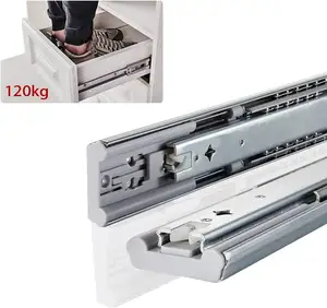 SNEIDA Top Product Drawer Runners With Lock Drawer Runners 53mm Soft Close Drawer Runner Heavy Duty Cabinet Rails Slide Way
