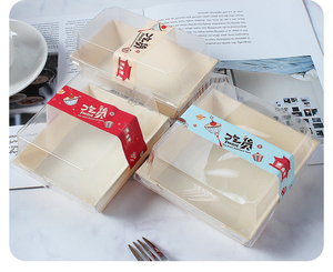 Tùy chỉnh ưa thích tự dính Logo dán hộp gỗ nhãn giấy Dây thắt lưng Sticker tráng cho hộp khác nhau - Product Image 1