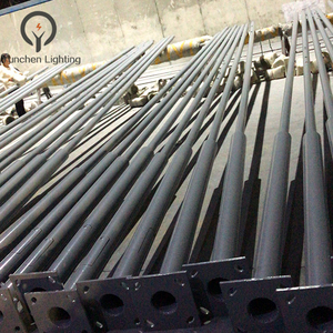 Q235 preço de fábrica de alta qualidade 4m 5m 6m 7m <span class=keywords><strong>8m</strong></span> lâmpada, polo de luz de rua, aço - Product Image 1