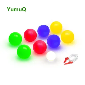 Yumuq đầy màu sắc 8pcs cỏ trò chơi nhựa biểu tượng tùy chỉnh cá nhân petanque bocce boccia bóng Bộ