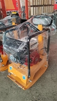 Compacteur à plaque vibrante électrique HZD200 économique et de haute qualité avec moteur standard essence/diesel