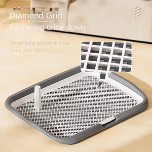 Pequeno e Grande Cão Urinol Bedpan Portátil De Plástico Pet WC para Bichon Teddy Dog Masculino Defecação Artefato - Product Image 3