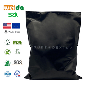 Bolsa de Embalaje de <span class=keywords><strong>Ropa</strong></span> Reutilizable con Cierre y Logotipo Personalizado, Negra Esmerilada, <span class=keywords><strong>para</strong></span> Marcas de <span class=keywords><strong>Ropa</strong></span> y Comercio Electrónico - Product Image 3
