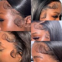 Perruque Lace Front Wig Remy brésilienne naturelle, perruque Lace Frontal Wig, cheveux humains de qualité 10a, 13x4, échantillon gratuit, perruque Lace Wig