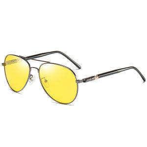 Stainless Steel Classic Wholesale Custom logo <strong>Day</strong> <strong>Night</strong> <strong>Glasses</strong> Sunglasses <strong>Night</strong> Vision <strong>Glasses</strong> for Driving - Product Image 4