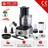 Supplier OEM Merek Kustom 1300W 3.5L Pengolah Makanan Kaliber Besar Blender Penggiling Pengocok Pemeras Jeruk 3-Kecepatan Pulse CE CB LFGB