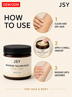 Baume Fouetté au Suif et au Miel Marque Blanche 60g – Soin Hydratant et Nourrissant pour la Peau – Fabricant OEM ODM Personnalisé