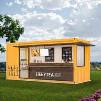 Kiosque Commercial pour Immeuble de Bureaux, Maison Mobile, Design Tendance, Boutique de Thé au Lait, Café pour Écoles et Centres Commerciaux, Panneau Sandwich