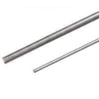 Threaded Rods 1m/2m/3m DIN 975 Stainless Steel 304/316 Plain Finish Metric Thread M2-M42
