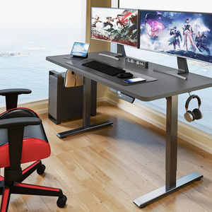 Bureaux de travail ergonomiques réglables en hauteur NBHY à prix d'usine pour espaces commerciaux et bureaux – Bureau assis-debout à moteur unique - Product Image 1