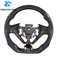 Volant sport en fibre de carbone forgé personnalisé avec LED pour Honda Civic Fit Spiro Accord CRZ Type-R FK8 Insight S2000 Type R GK5