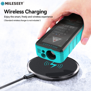 เครื่องวัดระยะเลเซอร์ Mileseey P9 สำหรับใช้งานกลางแจ้ง สีสันสดใส วัดระยะแบบจุดต่อจุด พร้อมฟังก์ชั่นถ่ายภาพหน้าจอ ระยะวัดได้ 400 เมตร - Product Image 4