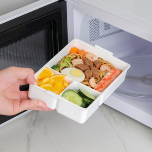 Passe au micro-ondes et au lave-vaisselle Boîte à bento pour enfants non toxique sans BPA avec poignée Récipient isolé pour aliments Caractéristique chauffante - Product Image 4