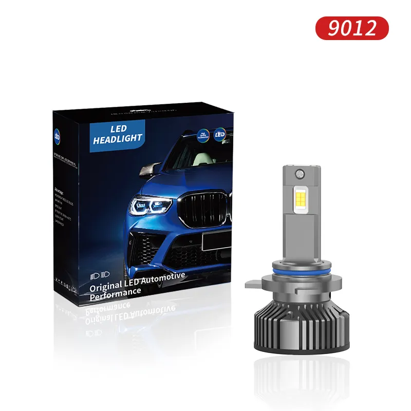 HIR2 bohlam lampu depan 9012 LED, bohlam lampu depan mobil