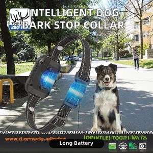<span class=keywords><strong>Collar</strong></span> de entrenamiento antiladridos recargable inteligente para perros Dispositivo DE CONTROL DE ladridos de plástico - Product Image 2