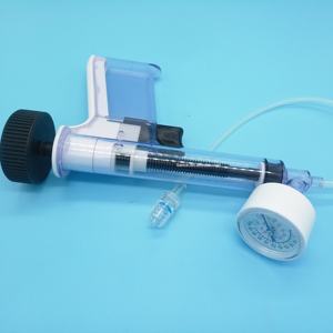 Inflador tipo pistola Tianck, dispositivo de inflado de globos de radiografía de cardiología intervencionista médica desechable - Product Image 3