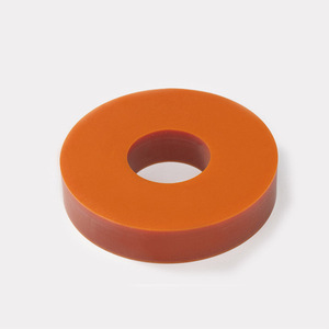 Rondelle isolante en résine phénolique usinée sur mesure CNC pour applications électriques - Product Image 1