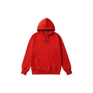 Autumn and Winter Heavyweight Hoodies Customized Printed Plush and Thickened Solid Color Men's Fashion Brand Customized - Product Image 4