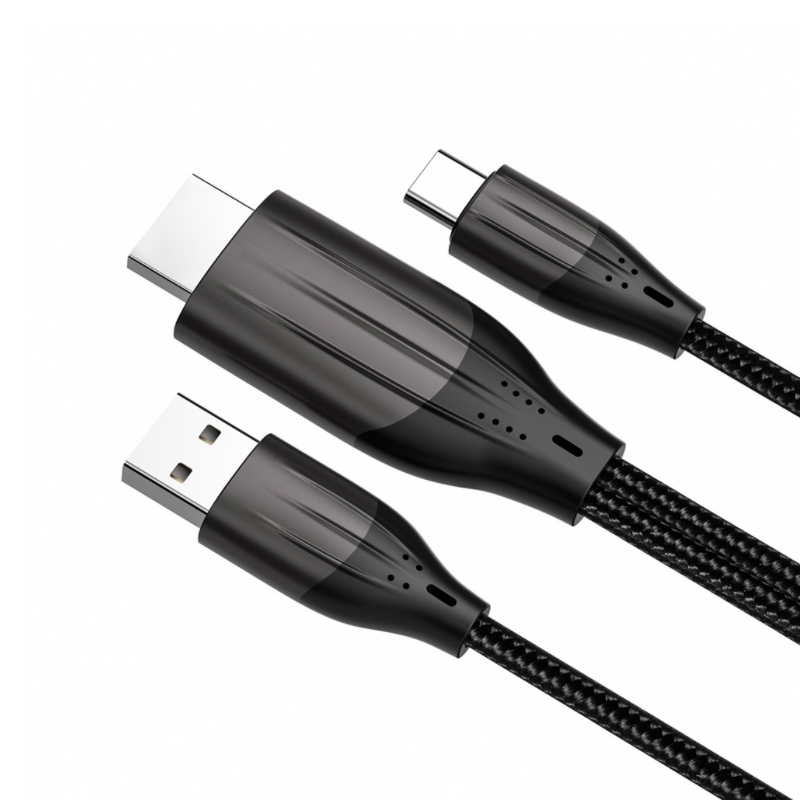 2 м 4K30HZ USB Type-C к HDMI-кабелю HDTV 1080P для macbook android мобильного телефона