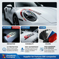 Pegatinas Personalizadas Holográficas para Ventanas de Motocicletas y Automóviles, Resistentes al Agua, a los Aceites y a los Rayos UV, Vinilo Láser Redium para Exteriores