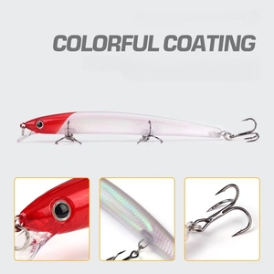 Vente en gros 110mm 130mm de long leurre artificiel dur méné coulant Original flottant méné d'eau douce salée Jerbait - Product Image 2