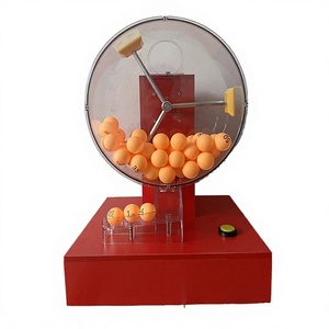 Máquina de <span class=keywords><strong>Bingo</strong></span> Eléctrica de <span class=keywords><strong>Madera</strong></span> con 50 <span class=keywords><strong>Bolas</strong></span>, Marcador Automático de Luz para Sorteos de Beneficencia y Fiestas - Product Image 3