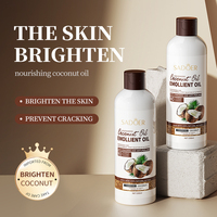 Coffret Cadeau Gel Douche et Shampoing Hydratant et Blanchissant à l'Acide Hyaluronique et au Parfum de Noix de Coco Herbal ODM