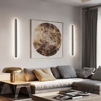 Offre Spéciale lampe murale linéaire CCT bande appliques murales lampe de lavage de fond lampe de lavage de porte d'hôtel décorative lampe de lavage de porte