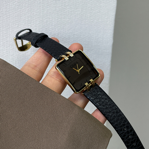 นาฬิกา CILOA รุ่น Black Square สำหรับผู้หญิง ปรับแต่งได้ แฟชั่นย้อนยุค คุณภาพสูง สวยงาม กันน้ำ นาฬิกาควอตซ์สำหรับใส่ทำงาน - Product Image 6