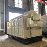 DZH2-1.6 Boiler Uap Hemat Energi Bertekanan Rendah 2 Ton Berbahan Bakar Biomassa