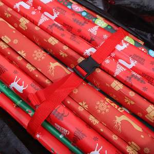 Christmas Wrapping <b>Paper</b> Storage Bag Sturdy 600D Oxford Fabric <b>Xmas</b> Accessories Containers - Product Image 6