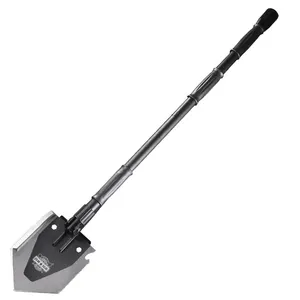 Новый дизайн, многофункциональная Складная лопата для выживания, углеродистая сталь, уличные инструменты, лопата для кемпинга, аварийный инструмент
