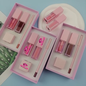 Bộ son dưỡng môi lì tự nhiên cao cấp nhãn hiệu riêng, kèm chì kẻ môi nâu nhãn hiệu riêng, bộ son môi lỏng - Product Image 3