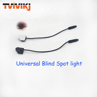 Lampu Sorot Mobil Universal, Lampu Sorot Mobil, Kuning/Merah, 1 Pasang, Kaca Cermin Samping Deteksi Monitor, Titik Buta BSA BSM Pasar