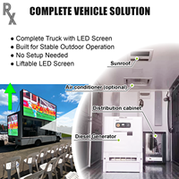 Écran publicitaire LED mobile RX à prix d'usine, extérieur, P5 P8 P10, élévateur, pour camion, IP65, 4K HDR10+, garantie 5 ans