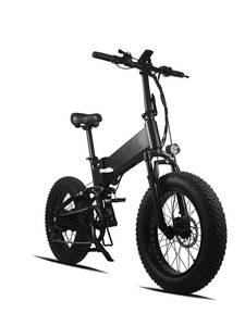 Bicicleta Plegable con Llantas Gruesas de 20" y 4.0, Batería de Litio de 500w 48v 13ah, Alcance de 50km, Frenos de Disco Hidráulicos de 7 Velocidades, Bicicleta Eléctrica para Adultos Hanma-cruis - Product Image 3