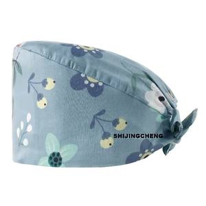 หมวกผ่าตัดแบบปรับได้ ใช้ซ้ำได้ ป้องกันสิ่งแวดล้อม ระบายอากาศได้ดี หมวกพยาบาล หมวกสครับ - Product Image 5