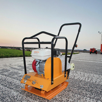Niveleuse de compacteur plat de haute qualité pour chaussées d'asphalte Ventes directes en usine-Moteur essence et diesel inclus