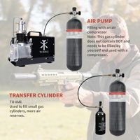 Bouteille d'air de plongée TUXING haute pression 6,8 L 4500 psi 300 bar 30 MPa en fibre de carbone composite enveloppée avec valve de remplissage