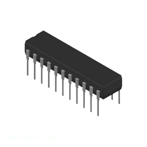 22 CDIP (0.400 "10.16mm) HM1-6551/883 Composants de mémoire électroniques en stock - Product Image 1