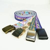 38mm Camouflage Transfert de chaleur Polyester Weave Strap Personal Design Logo Canvas Webbing Belt
