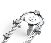 Guides linéaires ARC rayon personnalisé 100mm 200mm 600mm 800mm système de Rail de guidage linéaire mouvement linéaire incurvé pièces de Machine CNC