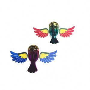 Figurine décorative créative de moto à énergie éolienne, sans prise requise, en forme d'oiseau volant - Product Image 6