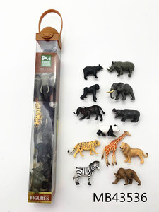 Bộ Đồ Chơi Động Vật Rừng Rậm Bằng Nhựa Hình Vườn Thú Hoang Dã <span class=keywords><strong>Mini</strong></span> Giống Thật Bộ Đồ Chơi Giáo Dục - Product Image 6