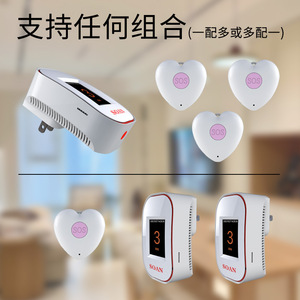 Sonnette sans fil intelligente Graffiti WiFi avec écran, bouton SOS d'urgence, capable de traverser les murs et utilisable à longue distance - Product Image 3