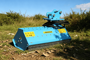 Tête de broyeur hydraulique pour excavatrice, débroussailleuse puissante pour les lignes de clôtures agricoles, les bords de routes et les enclos - Product Image 3